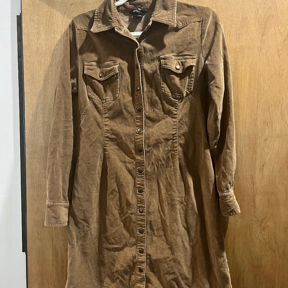 Corduroy Brown Dress